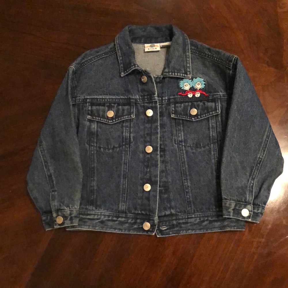 Universal kids Thing 1 Thing 2 kids Jean Jacket